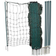 Electric Chicken Netting 60m x 115cm Green Double Prong Poultry Mesh Fence V379-CHICKNET60