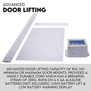 Automatic Chicken Coop Door Opener Cage Closer Timer and Light Sensor V379-CHKNCOOP02