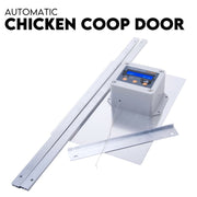 Chicken Coop Door with Digital LCD Screen to manage Timer and Sensor V379-CHKNCOOP025009