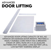 Chicken Coop Door with Digital LCD Screen to manage Timer and Sensor V379-CHKNCOOP025009