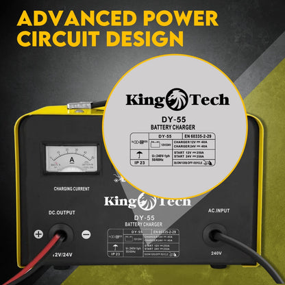 Car Battery Charger 2 in 1 40A 12V 24V For Car ATV Boat Caravan Motorcycle 2in1 V379-CHRGERDY15