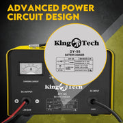 Kingtech 2in1 Battery Charger Jump Starter New Dual Heavy Duty Car Charger 40Amp V379-CHRGERDY155001