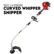 4 STROKE Curved Split Shaft Line Trimmer Garden Lawn Whipper Snipper V379-CRVDSNIP431004