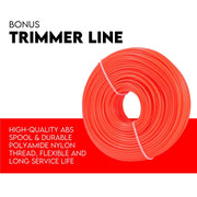 4 STROKE Curved Split Shaft Line Trimmer Garden Lawn Whipper Snipper V379-CRVDSNIP431004