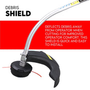 4 STROKE Curved Split Shaft Line Trimmer Garden Lawn Whipper Snipper V379-CRVDSNIP431004