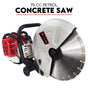 Petrol Demolition Saw 75CC Concrete Cut Off Wet Demo Road Cutter Brick 350MM V379-CUTOFSAW052001