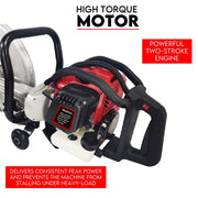 Petrol Demolition Saw 75CC Concrete Cut Off Wet Demo Road Cutter Brick 350MM V379-CUTOFSAW052001