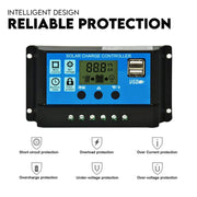 Full Solar Automatic 40W Double Swing Gate Opener Remote Keypad Control V379-DBLESOLAR0