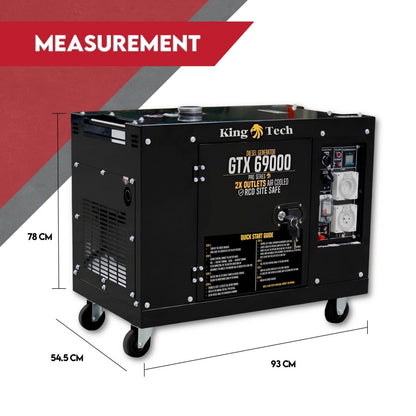 8.4kW Max 6kW Rated Diesel Generator New Single Phase Commercial V379-DIESLGEN69