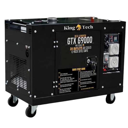 KINGTECH 8.4kW Max 6kW Rated Diesel Generator Single Phase V379-DIESLGEN690001