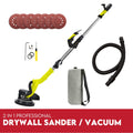 2000W Electric Drywall Sander Hand-Held Machine Plaster Wall Vacuum Bag 7-Speed V379-DRYSND2309