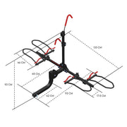 2 Bike Rack for Car SUV Rear Bicycle Holder Carrier Hitch Mount Platform Holder V379-EBKCARBC200801