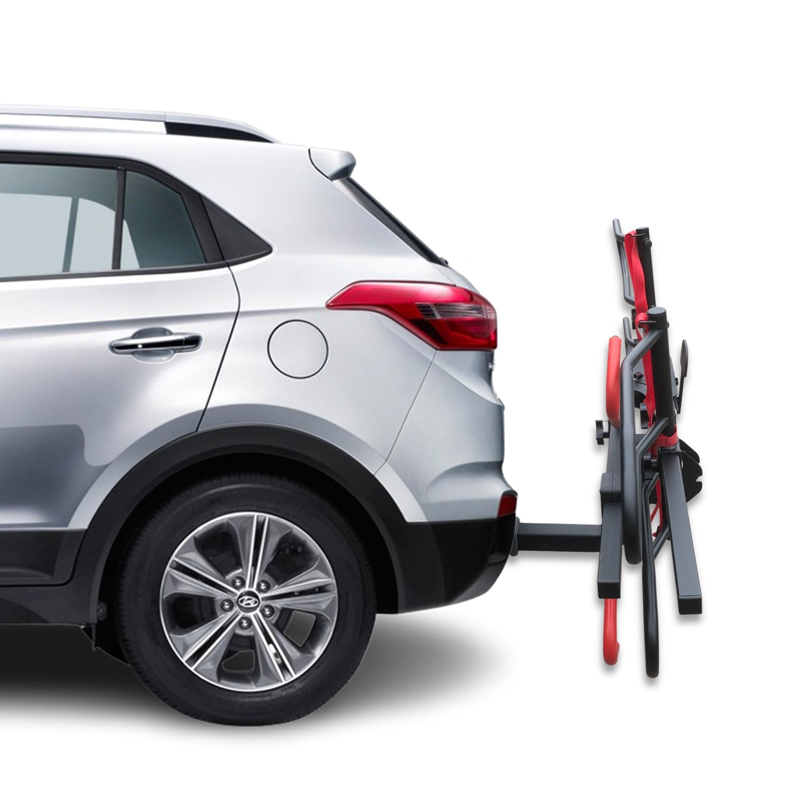2 Bike Rack for Car SUV Rear Bicycle Holder Carrier Hitch Mount Platform Holder V379-EBKCARBC200801