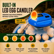 26 Egg Hatching Incubator Machine Automatic Turning Digital LED Chicken Duck