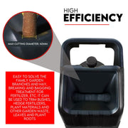 2500W Electric Garden Mulcher Shredder Portable Wood Chipper on Wheels w/ bag V379-ELCTRCHP02