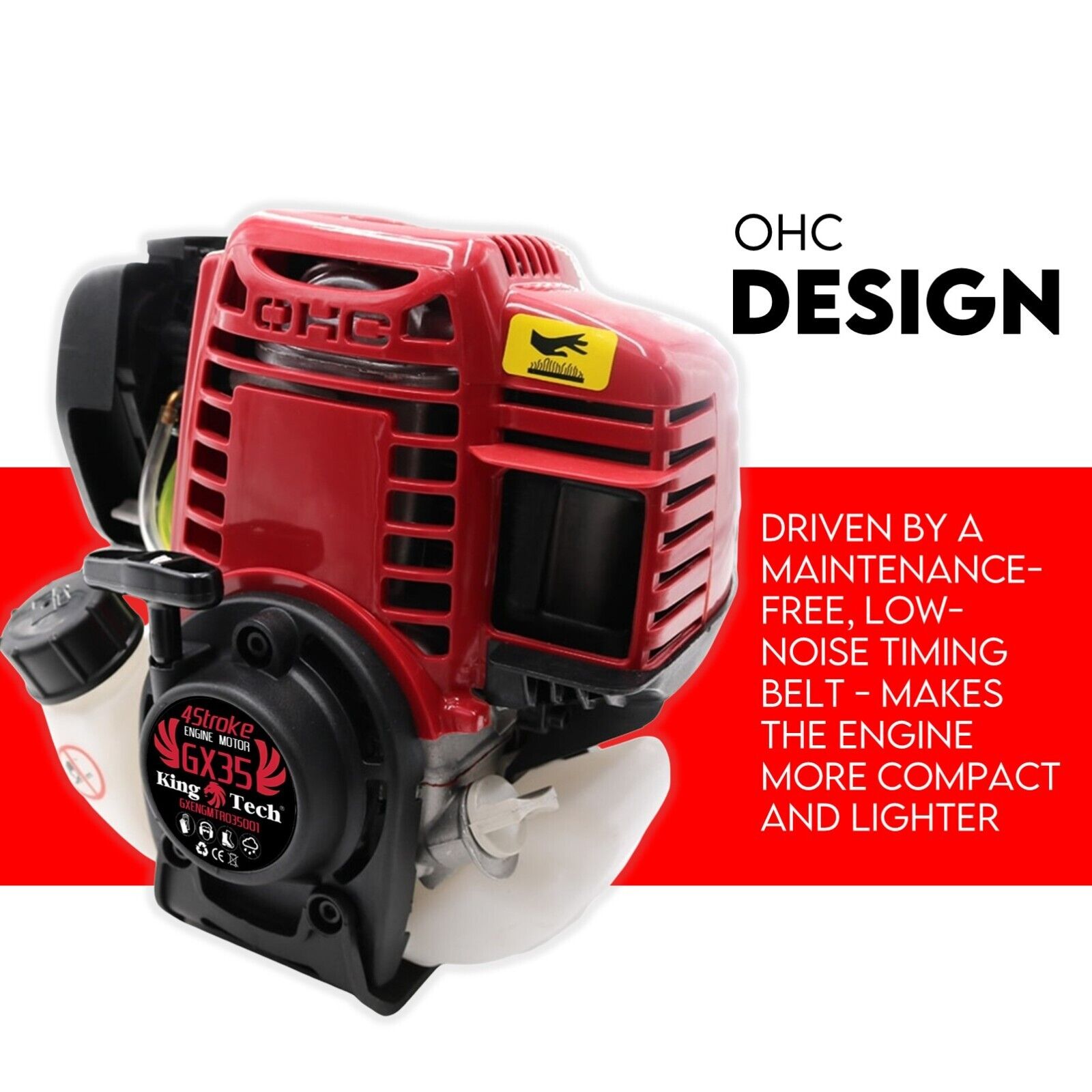 4 Stroke Engine Honda Gx35 Copy Motor Brushcutter Trimmer Brush Cutter V379-ENGNMGX3500002