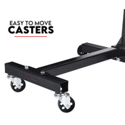 Engine Stand H Frame 450kg 1000lb Industrial Workshop Cars Auto Motor 4 Wheels V379-ENGSTND1LB