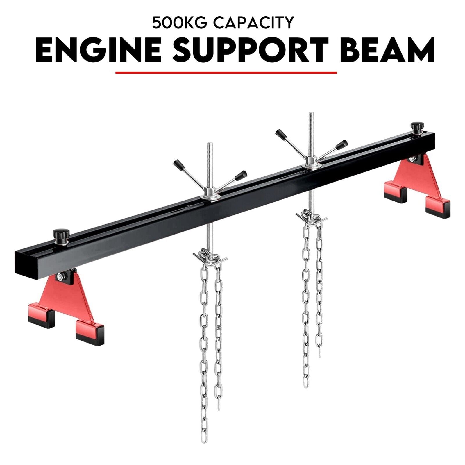 Engine Support Bar Engine Load Leveler 1100 Lbs Transmission w/ Dual Hook V379-ENGSUPRBEAM002