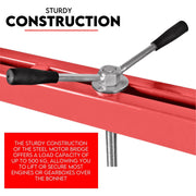 Engine Support Bar Engine Load Leveler 1100 Lbs Transmission w/ Dual Hook V379-ENGSUPRBEAM002