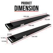 1800mm Forklift Fork Tynes Extension Slippers Heavy Duty Tynes