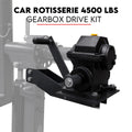 Gear Box Drive Rotation Conversion Kit for Car Rotisserie 4500LBS Auto Repair V379-GEARBOX001
