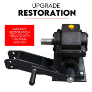Gear Box Drive Rotation Conversion Kit for Car Rotisserie 4500LBS Auto Repair V379-GEARBOX001
