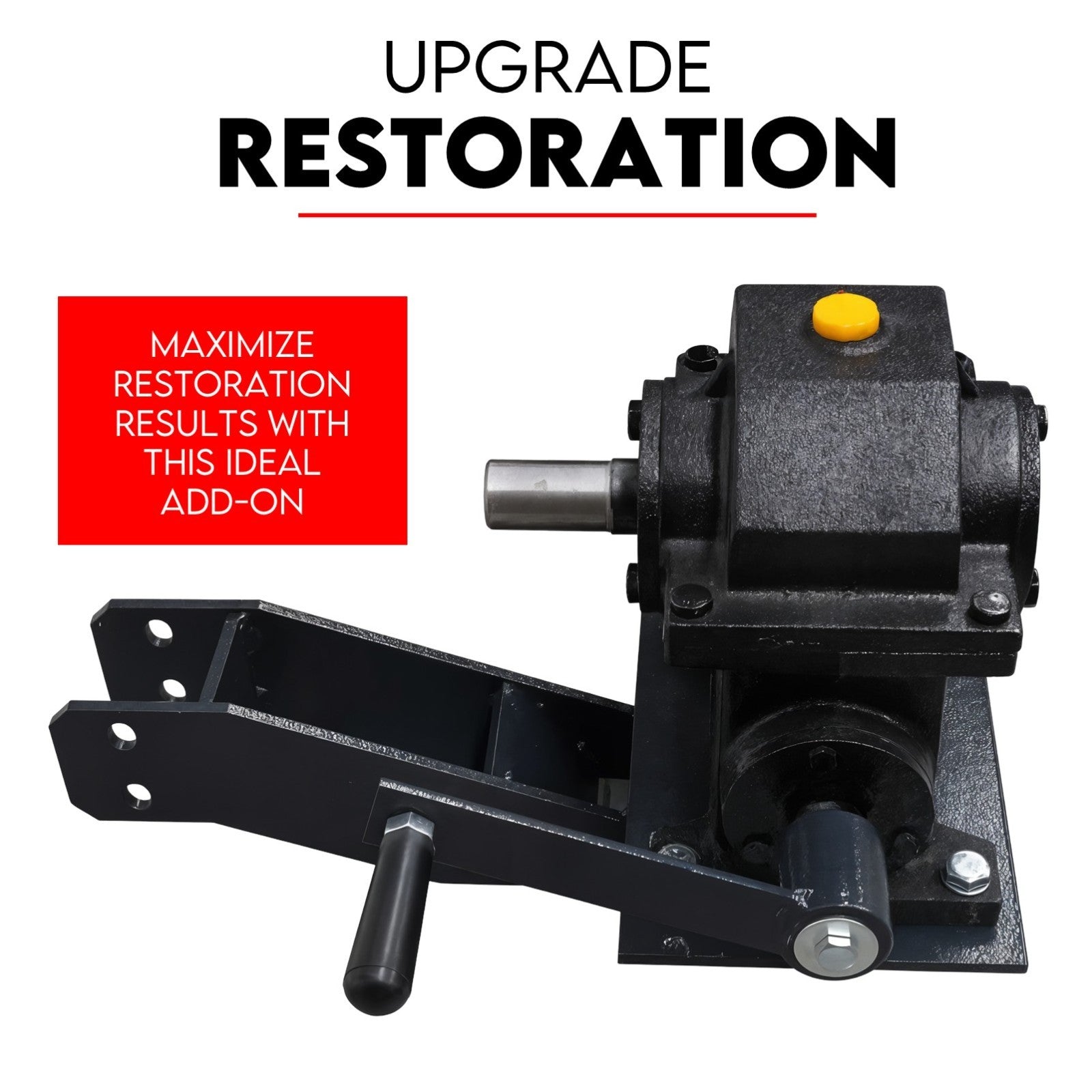 Gear Box Drive Rotation Conversion Kit for Car Rotisserie 4500LBS Auto Repair V379-GEARBOX001