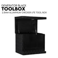 Aluminium Toolbox Ute Tool box Generator Trailer Canopy 620x400x500 V379-GNTLBLXG620003