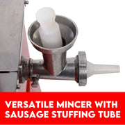 10" Meat Bandsaw Cutting Table & Mincer Band Saw Sausage Grinder Filler V379-MEATBSAW25