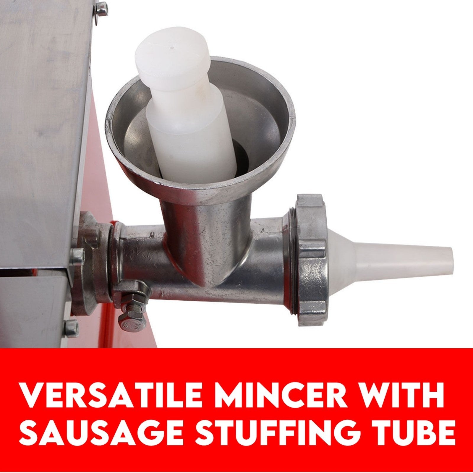 10" Meat Bandsaw Cutting Table & Mincer Band Saw Sausage Grinder Filler V379-MEATBSAW25