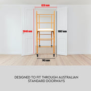 450kg Mobile Scaffold High Work Safety Platform Scaffolding Portable Ladder V379-MOBSCAFF04