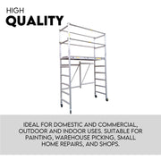 3M Mobile Scaffold Aluminium 225KG Capacity Portable Safety Platform V379-MOBSCAFF30