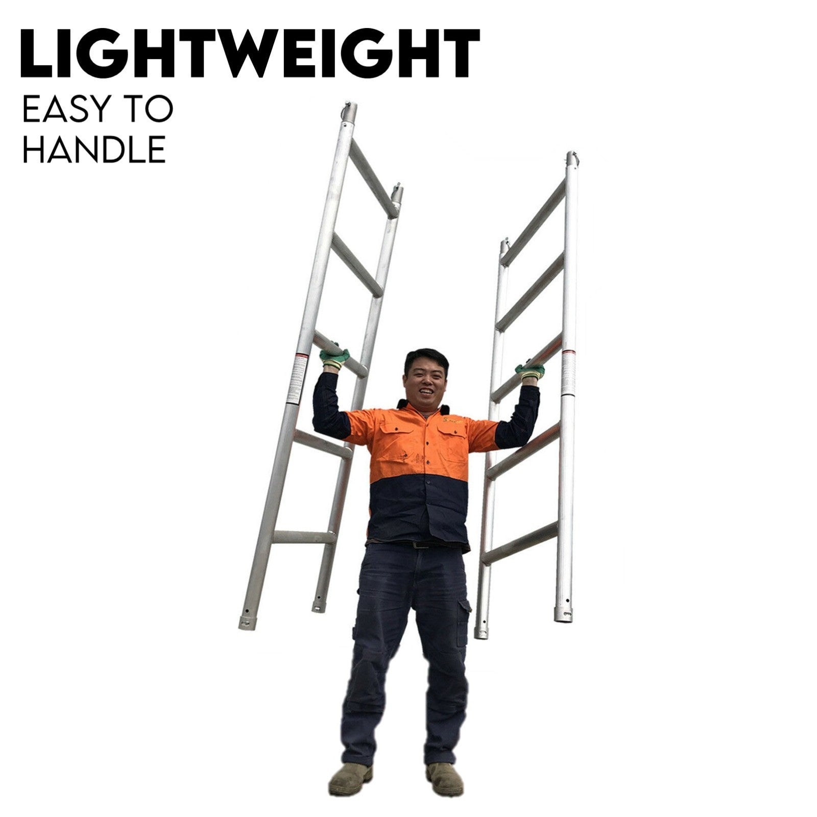 3M Mobile Scaffold Aluminium 225KG Capacity Portable Safety Platform V379-MOBSCAFF30