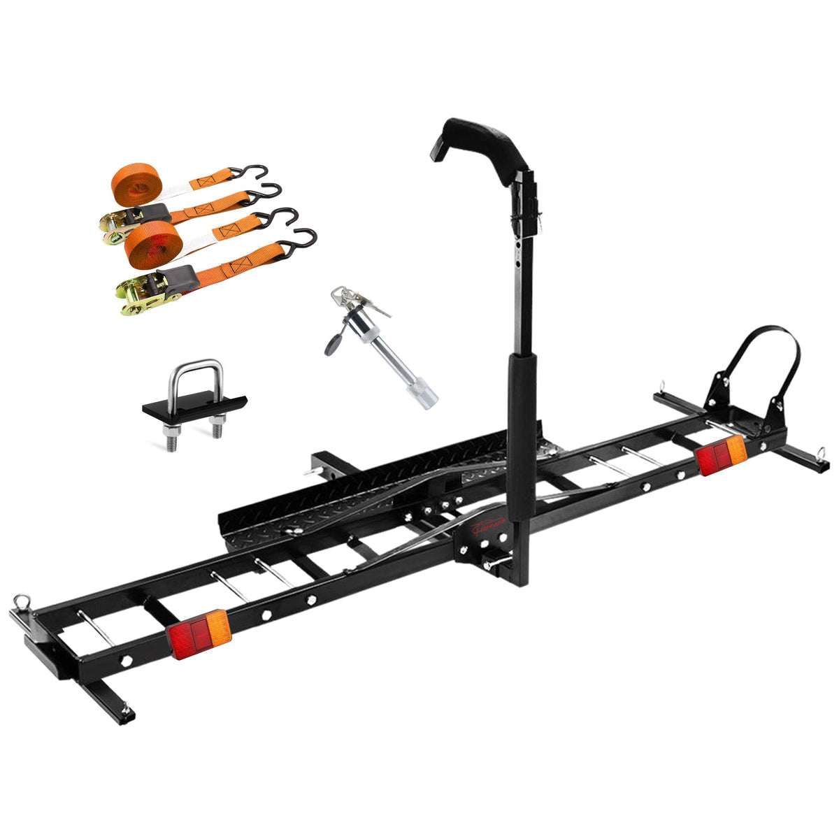 Motorcycle Motorbike Carrier Rack Towbar Arm Rack Dirt Bike Ramp Brake Lights V379-MOTORCRP604007