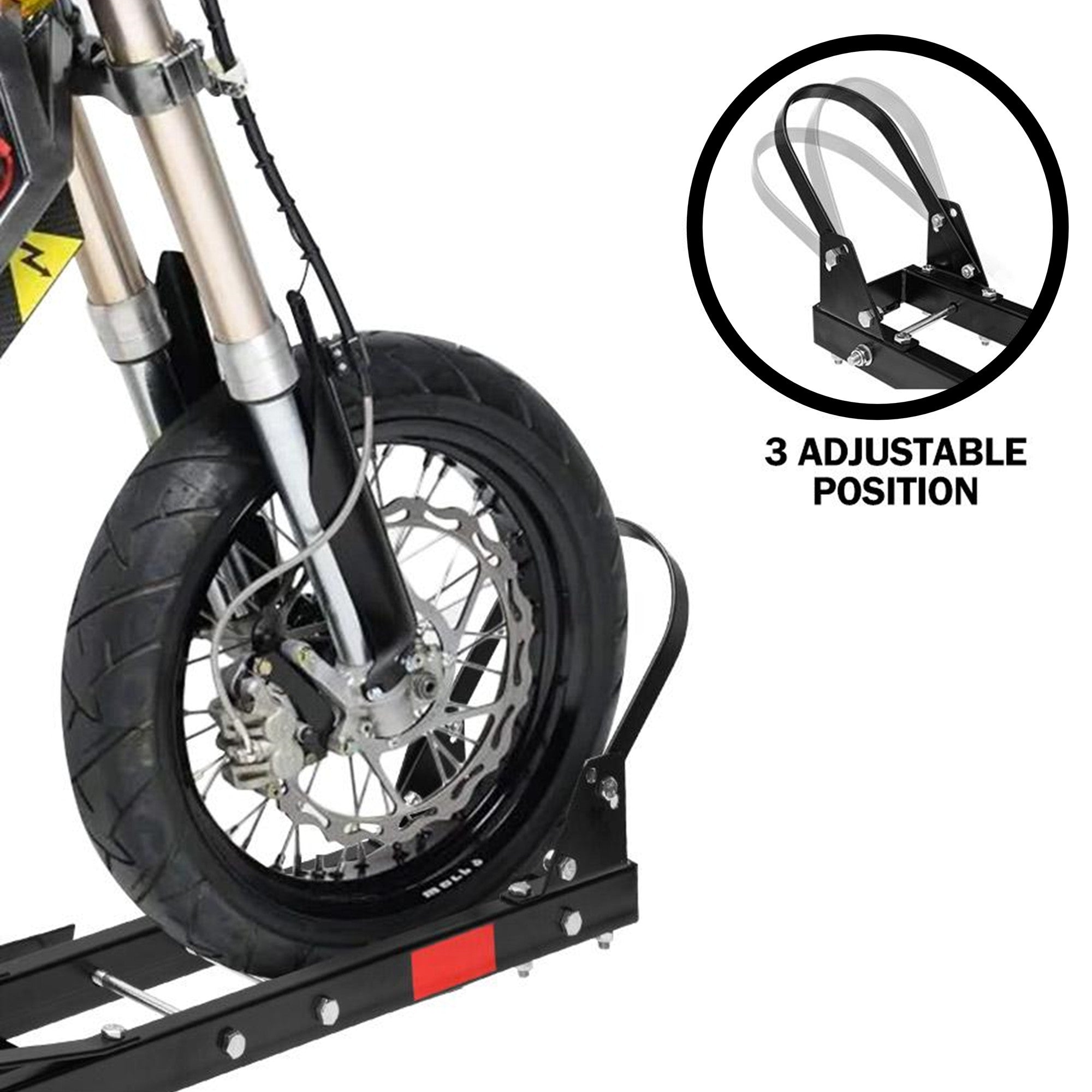 Motorcycle Motorbike Carrier Rack 2" Towbar Arm Dirt Bike Ramp Brake Lights V379-MOTORCRPM6