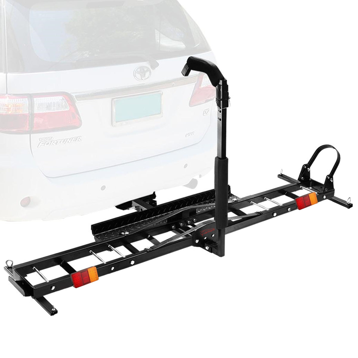 Motorcycle Motorbike Carrier Rack 2" Towbar Arm Dirt Bike Ramp Brake Lights V379-MOTORCRPM6