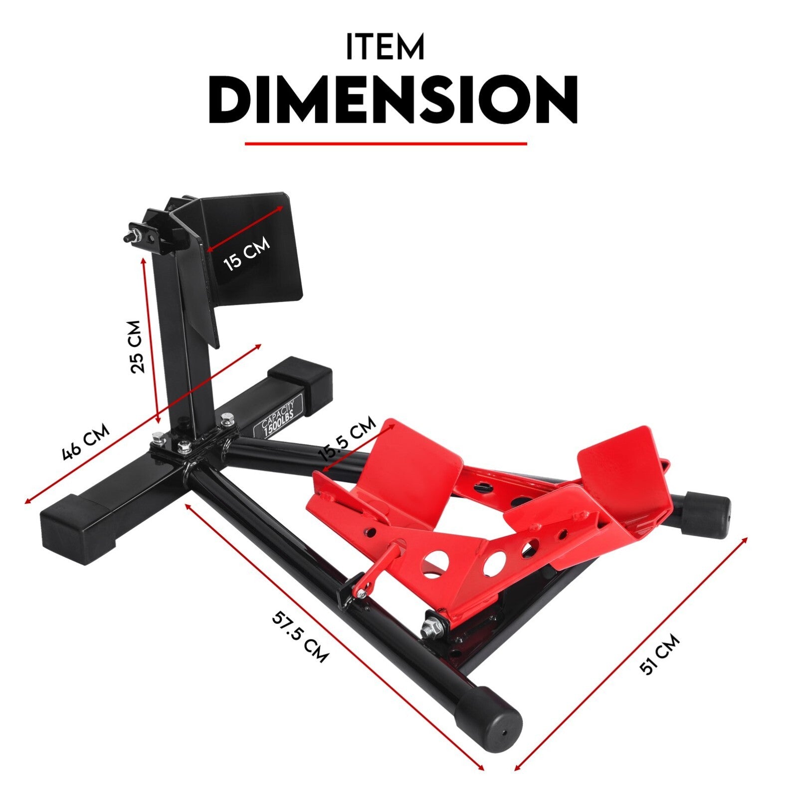 Front Wheel Stand Clamp Chock Motorcycle Stand Trailer Stand Bike V379-MOTORSTAND