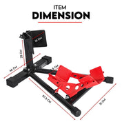 Heavy Duty Motorcycle Motorbike Stand Front Wheel Chock Trailer Transport V379-MOTORSTANDF001