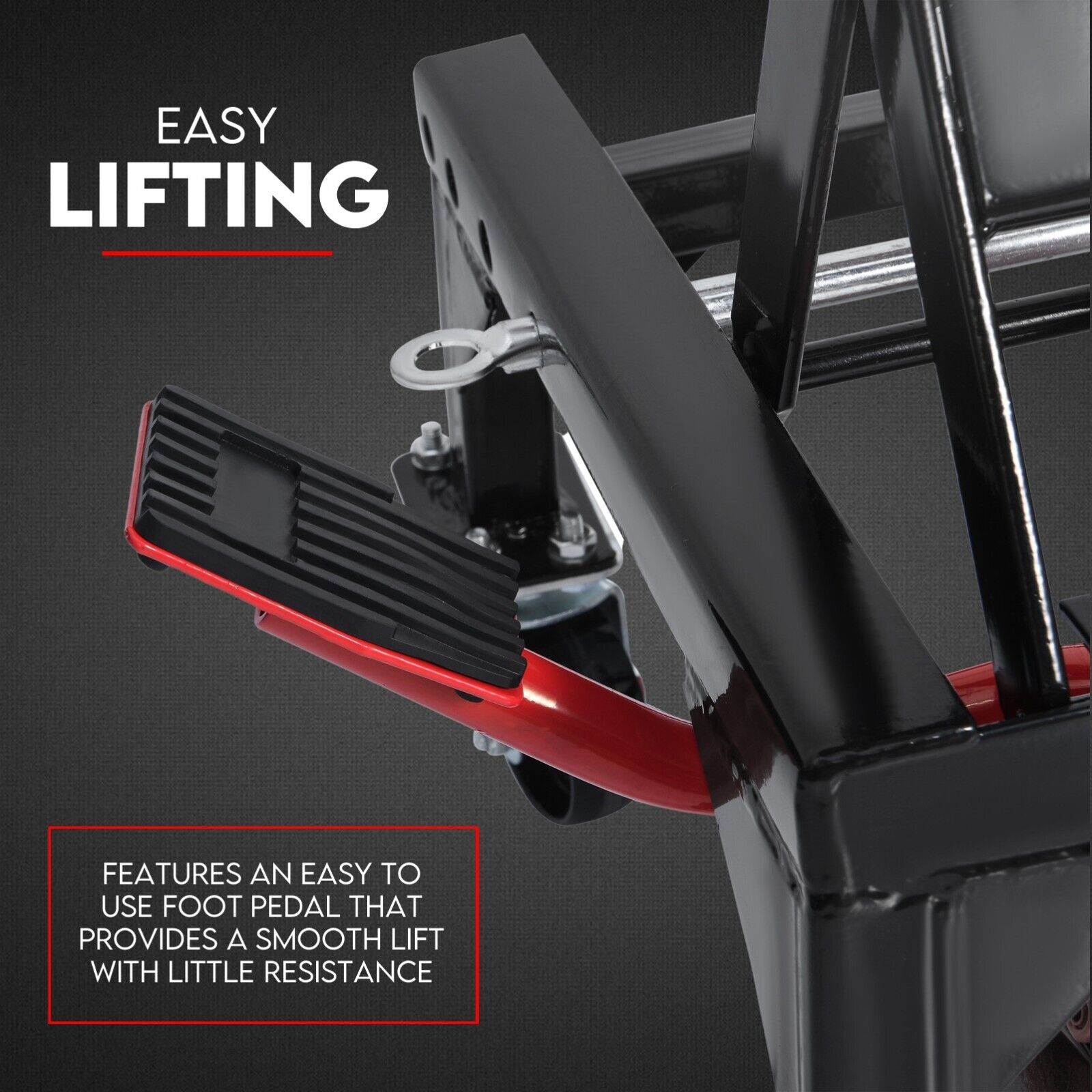 Motorcycle Scissor Lift Stand 136kg Hydraulic Motorbike Lifter Dirt Bike Jack V379-MOTOSCRLIFT001