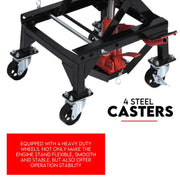 Motorcycle Scissor Lift Stand 136kg Hydraulic Motorbike Lifter Dirt Bike Jack V379-MOTOSCRLIFT001
