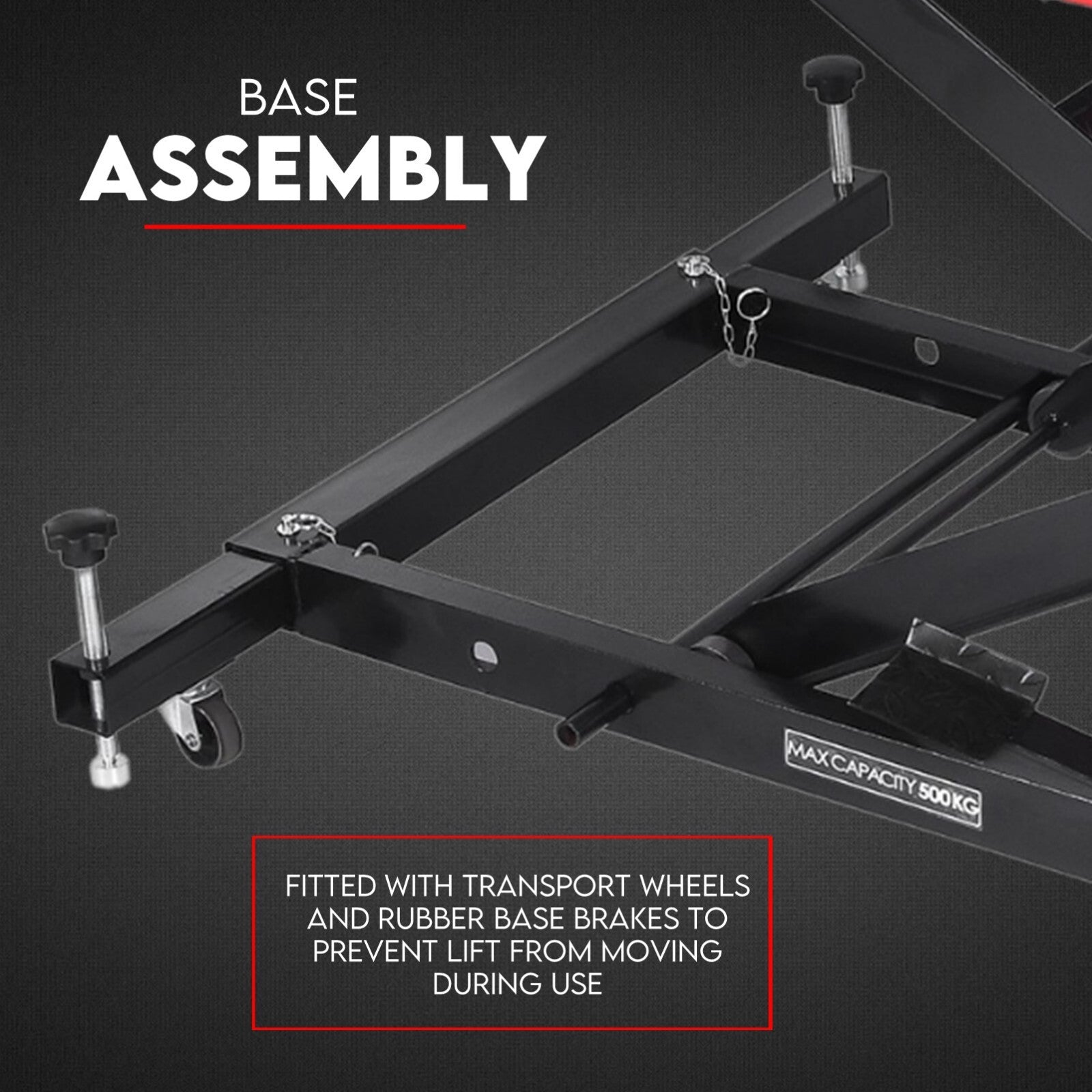 Motorcycle Lift 500kg Table Hydraulic Bike Jack Mechanic Stand Hoist Lifter V379-MTRLFTAIR5