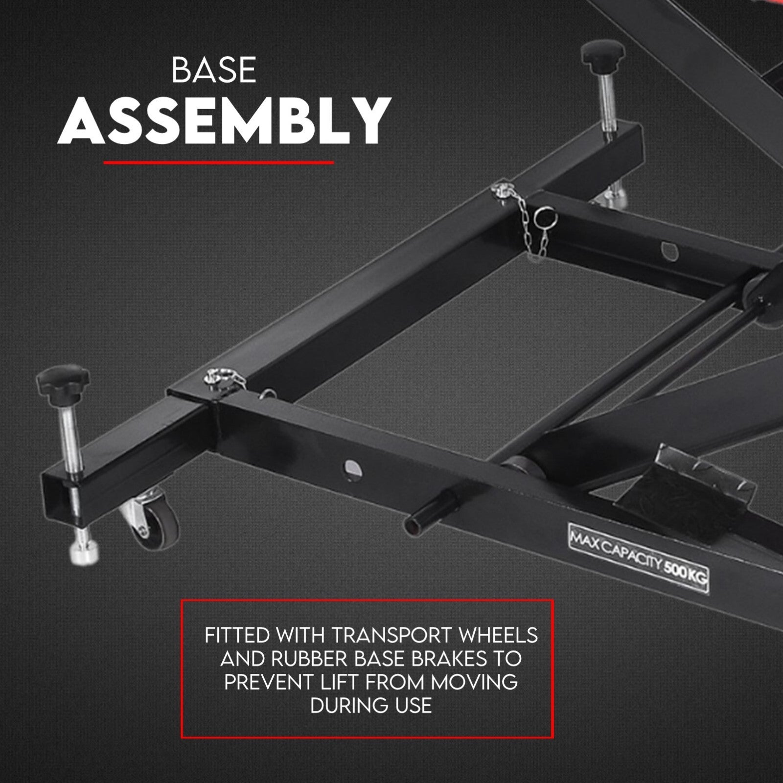 500Kg Hydraulic Motorcycle Lift Motorbike Stand Bike Jack Hoist Lift Table V379-MTRLFTHYD5
