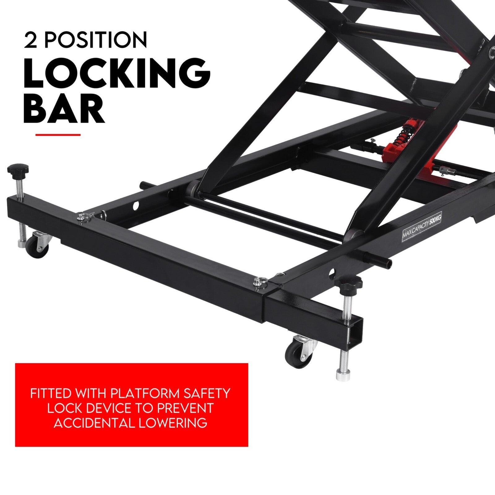 500Kg Hydraulic Motorcycle Lift Motorbike Stand Bike Jack Hoist Lift Table V379-MTRLFTHYD5
