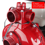 6.5HP Petrol Water Pump Honda GP200 Twin Impeller Irrigation Fire Fighting V379-PETRLWTRGP