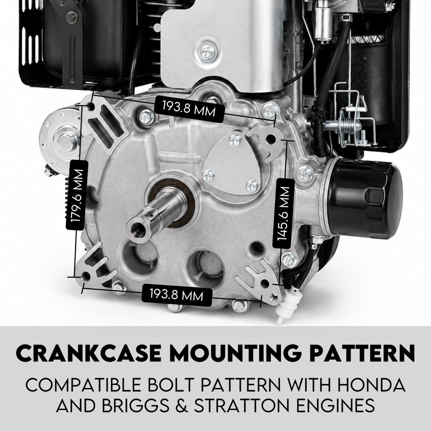 16HP Vertical Shaft Lawn Mower Engine Petrol 4 Stroke Ride on Motor OHV V379-PTROLMTR45