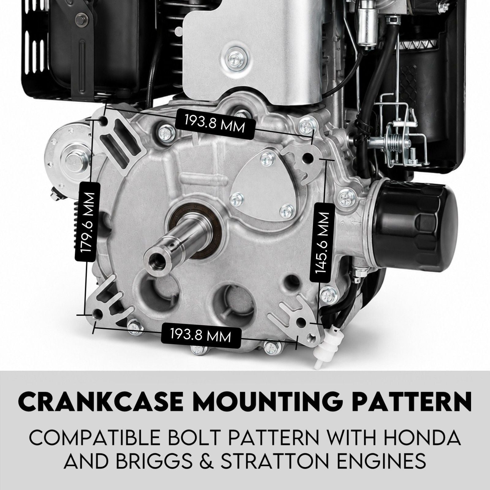 16HP Vertical Shaft Lawn Mower Engine Petrol 4 Stroke Ride on Motor V379-PTROLMTR451601