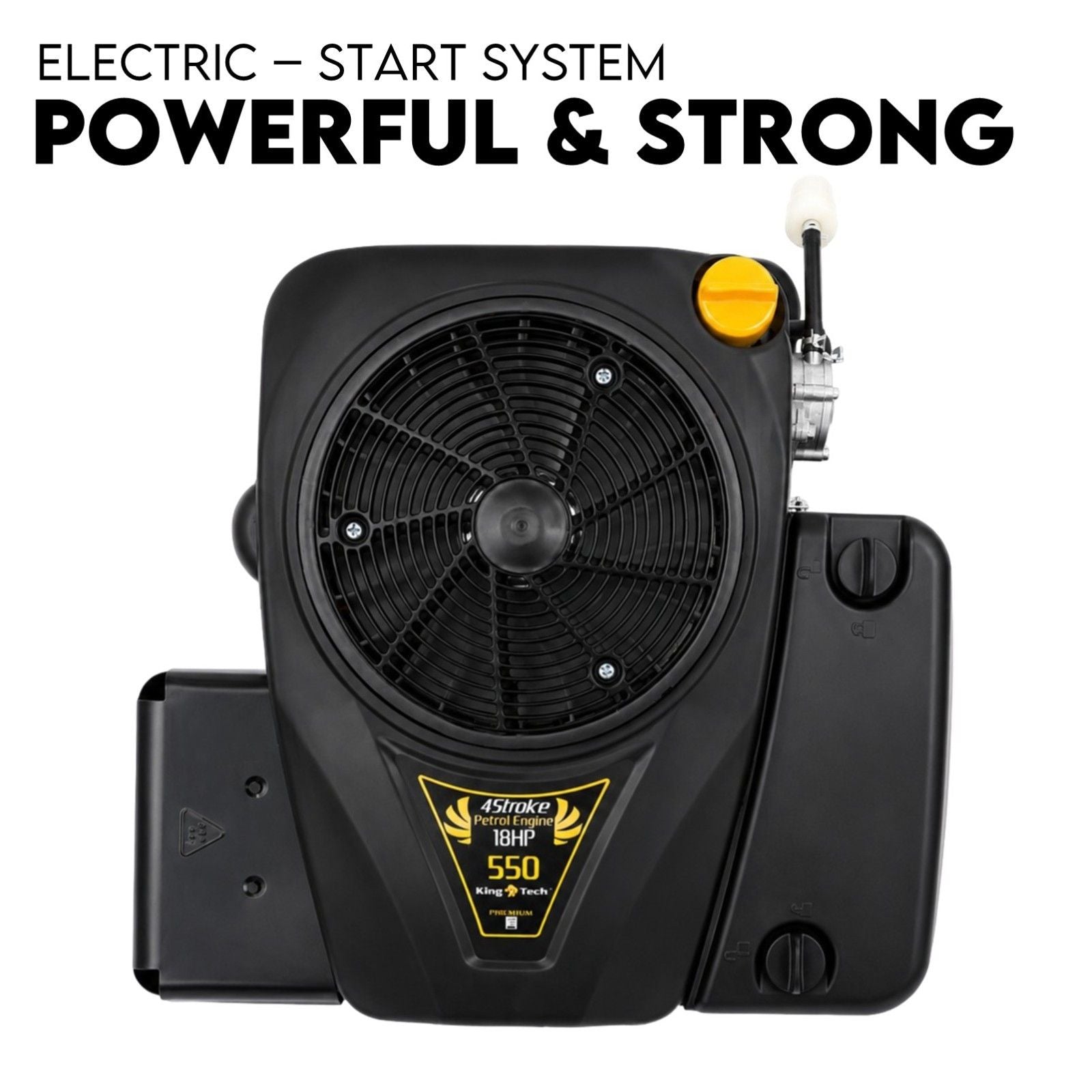 18HP Vertical Shaft Lawn Mower Engine Petrol Motor 4 Stroke OHV Ride On V379-PTROLMTR551801