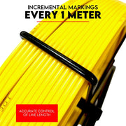 120Mx6MM Fish Tape Puller Fiberglass Wire Cable Running Duct Rodder V379-RODRDUCT612001