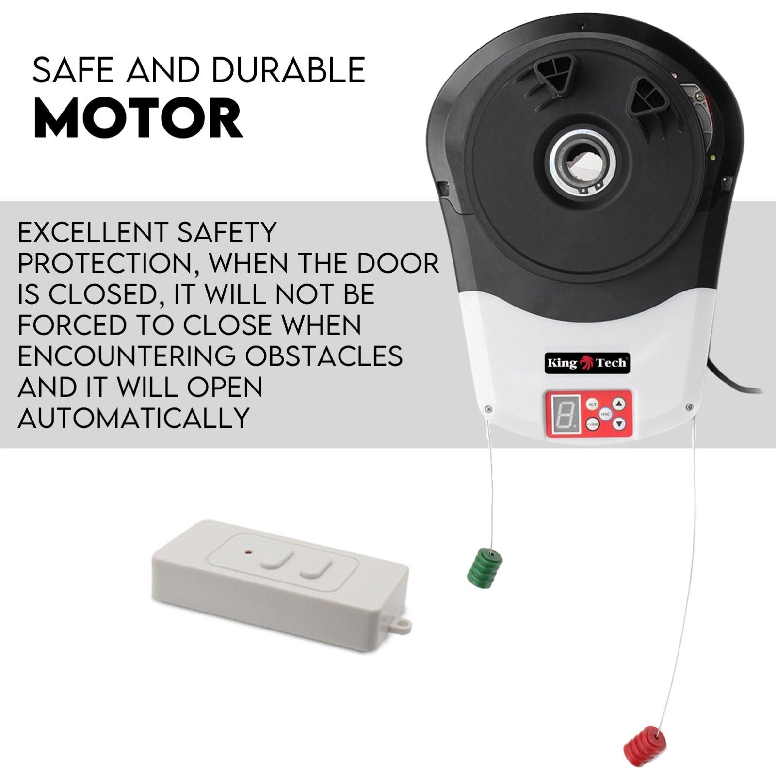 Automatic Roller Door Opener Garage Powerful 1200N Motor Garage 22m2; Rolling AU V379-ROLLDOOR002209