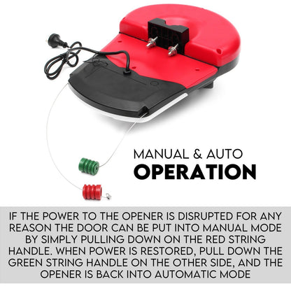 Automatic Roller Door Opener Garage Powerful 1200N Motor Garage 22m2; Rolling AU V379-ROLLDOOR002209